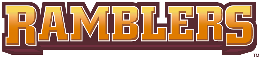 Loyola Ramblers 2012-2019 Wordmark Logo v2 diy DTF decal sticker